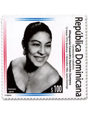 n° 2289 - Timbre DOMINICAINE Poste