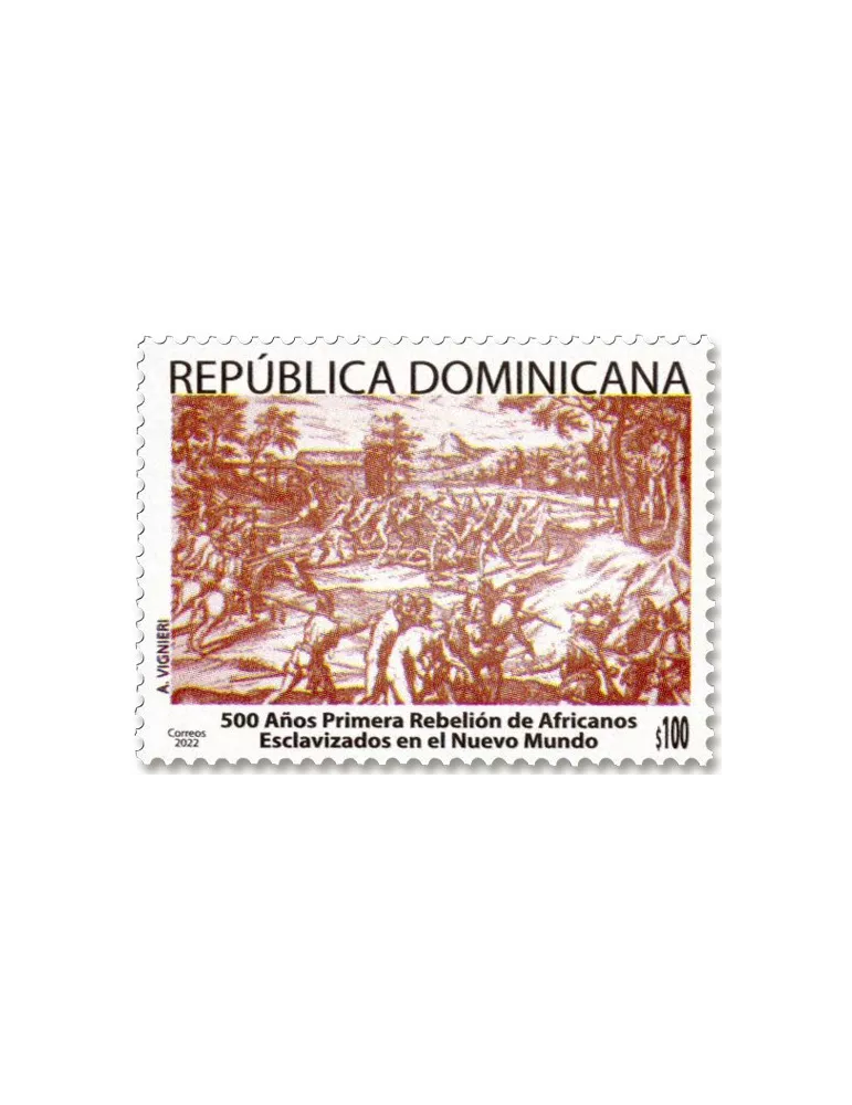 n° 2306 - Timbre DOMINICAINE Poste