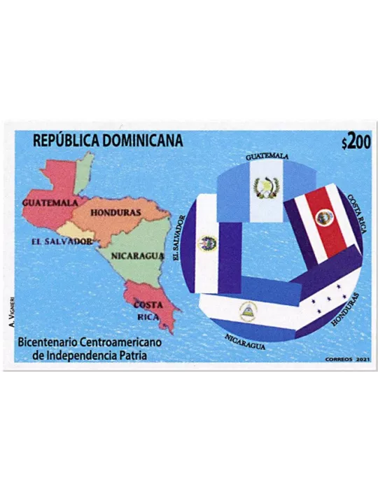 n° 80 - Timbre DOMINICAINE Blocs et feuillets