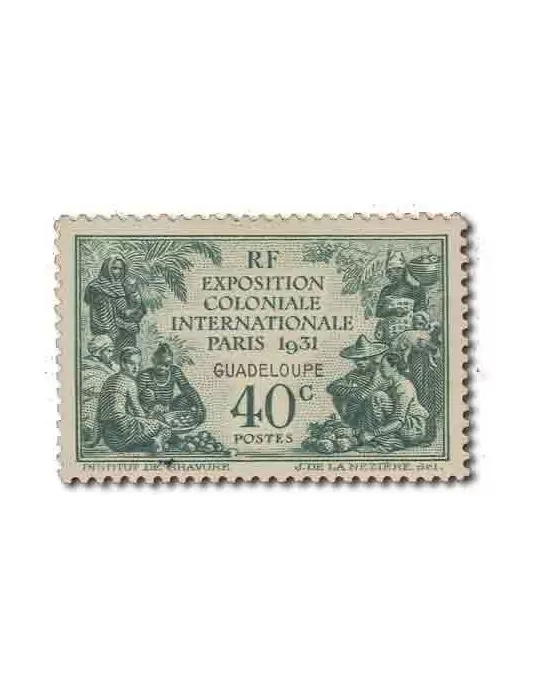 n° 123/126 - Timbre GUADELOUPE Poste