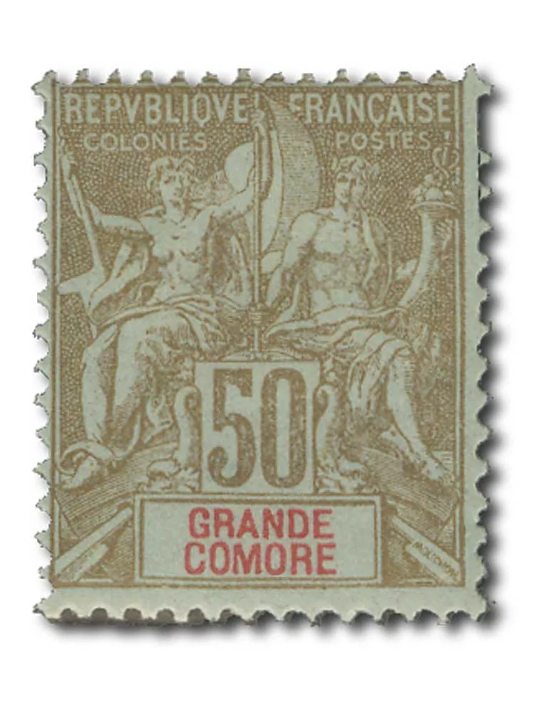 n° 14/19* - Timbre GRANDE COMORE Poste