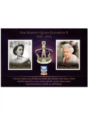 n° 55 - Timbre FALKLAND Blocs et feuillets