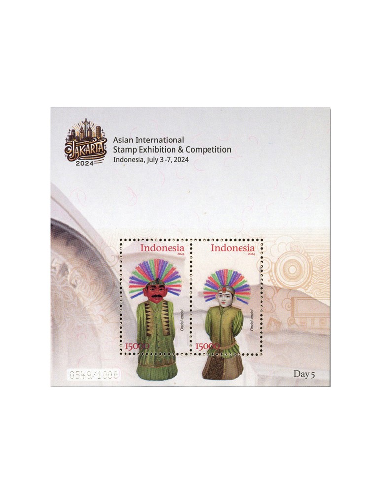 n° 397/401 - Timbre INDONESIE Blocs et feuillets