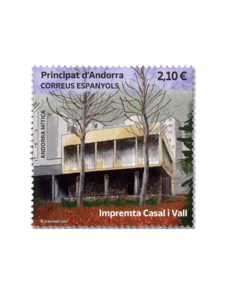 n° 550 - Timbre ANDORRE ESPAGNOL Poste