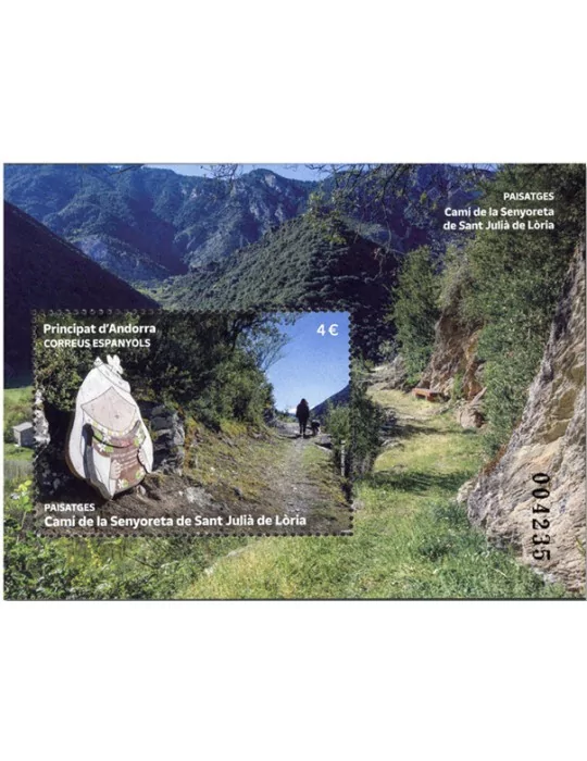 n° F548 - Timbre ANDORRE ESPAGNOL Poste