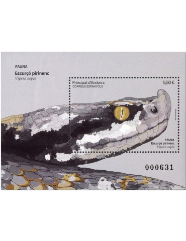 n° F549 - Timbre ANDORRE ESPAGNOL Poste