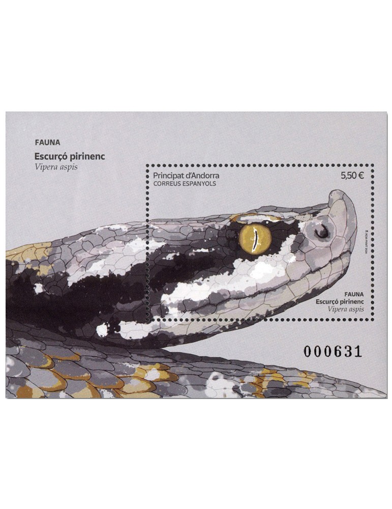 n° F549 - Timbre ANDORRE ESPAGNOL Poste