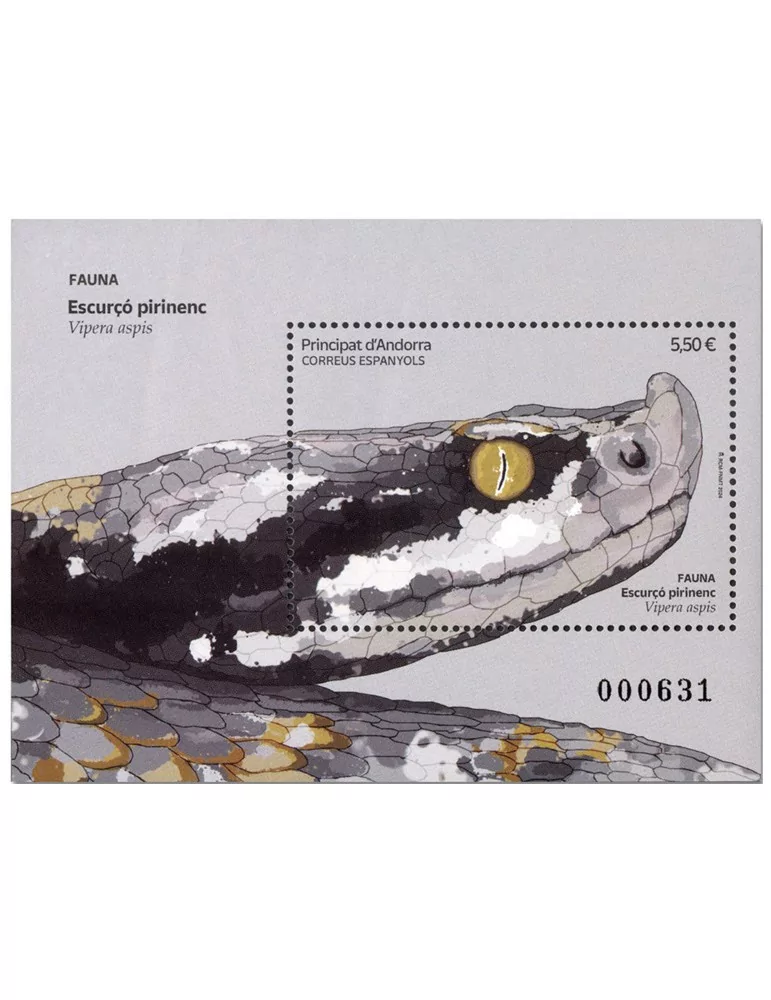 n° F549 - Timbre ANDORRE ESPAGNOL Poste