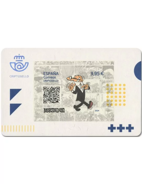 n° 1 - Timbre ESPAGNE Timbres Crypto