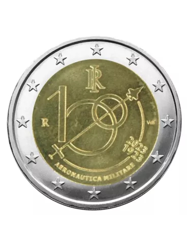 2 EURO COMMEMORATIVE 2023 : ITALIE (100 ans de l´Armée de l´Air italienne)