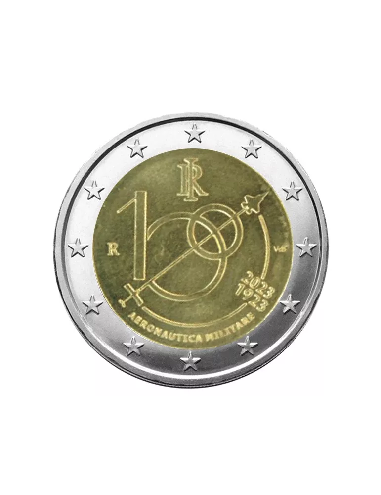 2 EURO COMMEMORATIVE 2023 : ITALIE (100 ans de l´Armée de l´Air italienne)
