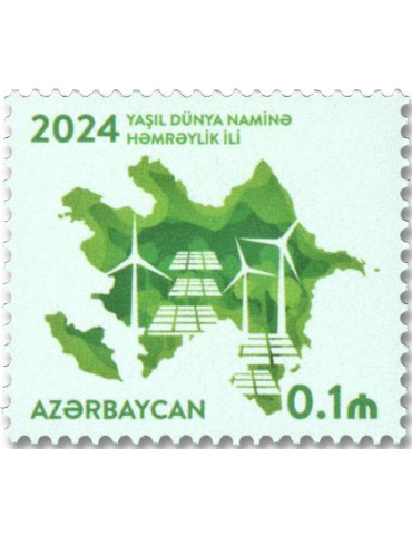 n° 1382/1385 - Timbre AZERBAIDJAN Poste