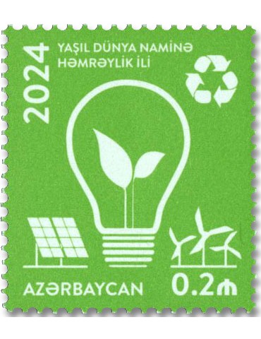 n° 1382/1385 - Timbre AZERBAIDJAN Poste 2