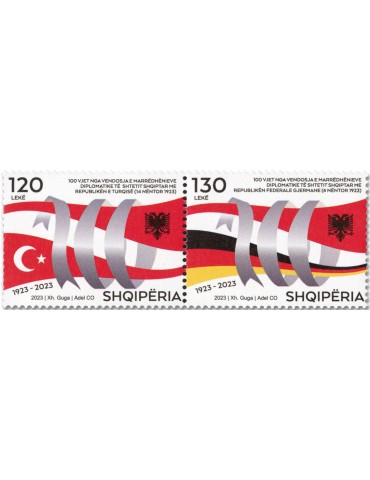 n° 3379/3380 - Timbre ALBANIE Poste