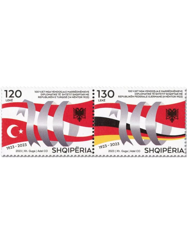 n° 3379/3380 - Timbre ALBANIE Poste