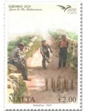 n° 2156/2157 - Timbre MALTE Poste