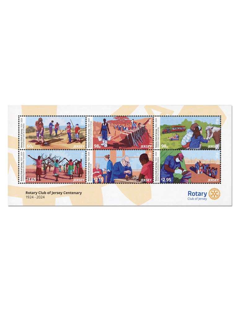 n° 2850/2855 - Timbre JERSEY Poste