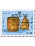 n° 1943E/1943F - Timbre LAOS Poste
