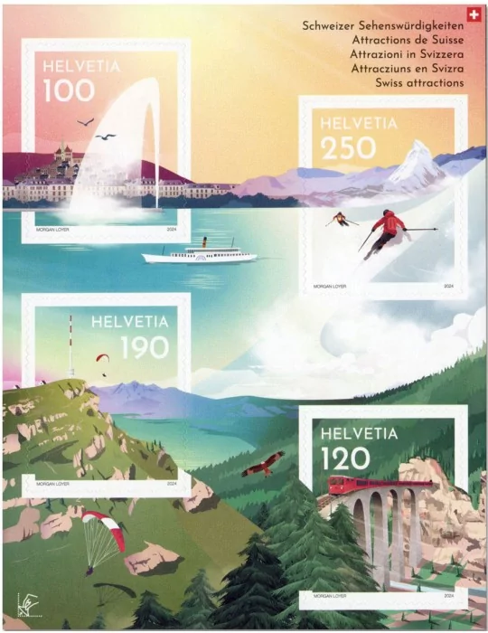 n° F2847 - Timbre SUISSE Poste