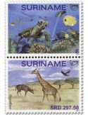 n° 3402/3403 - Timbre SURINAM Poste