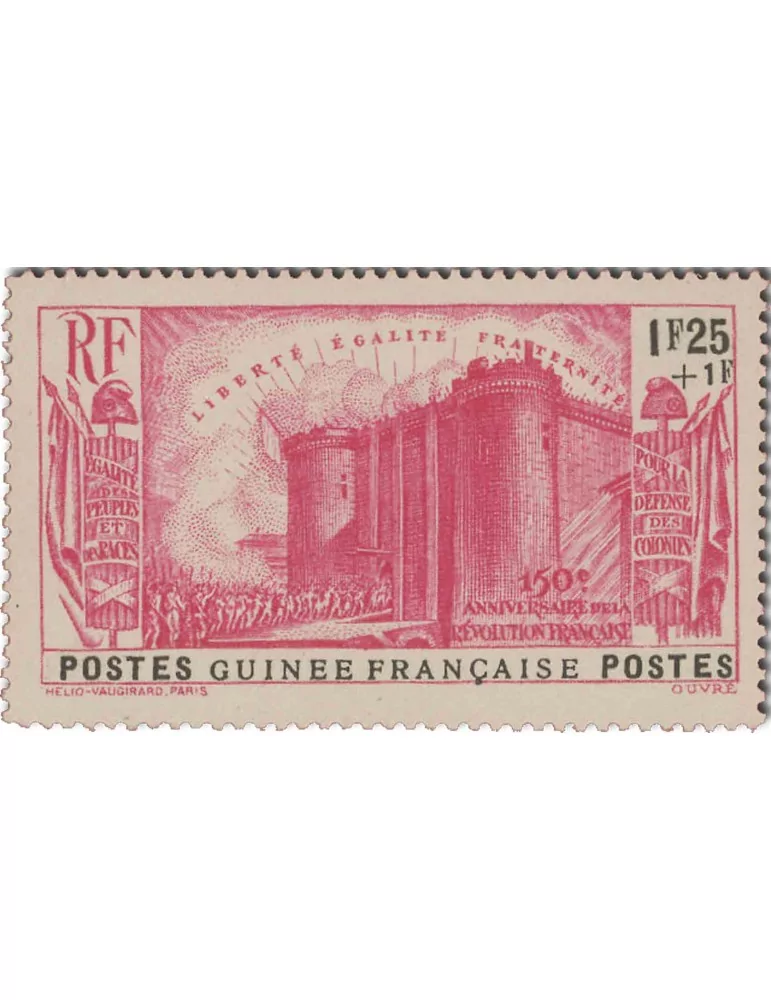 n° 153/157** - Timbre GUINEE Poste
