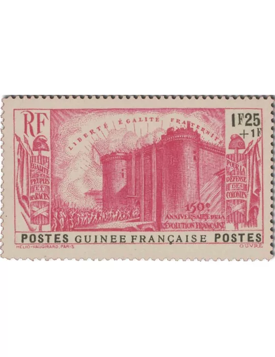 n° 153/157** - Timbre GUINEE Poste