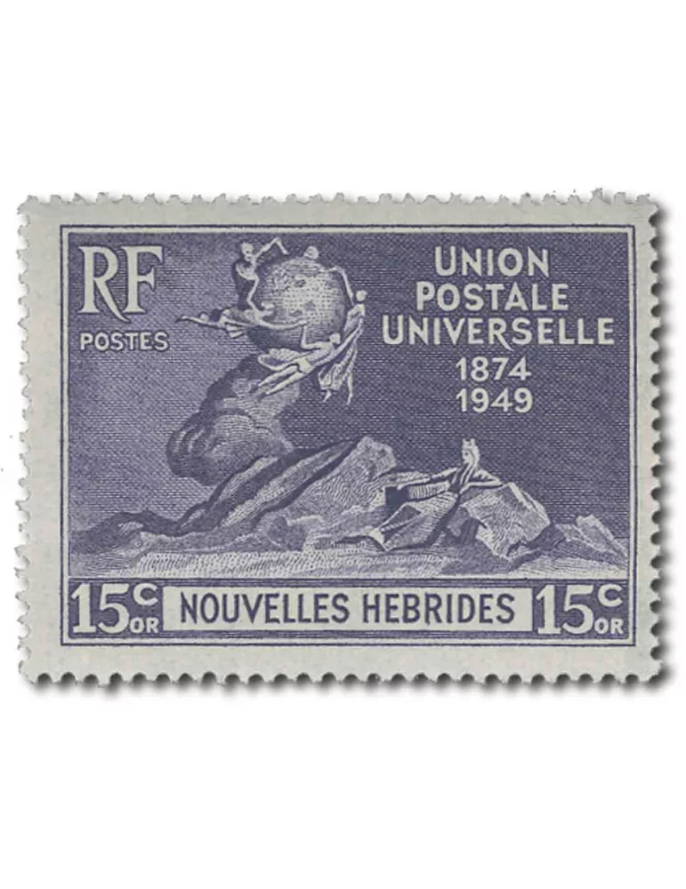 n° 136/139** - Timbre NOUVELLES HEBRIDES Poste