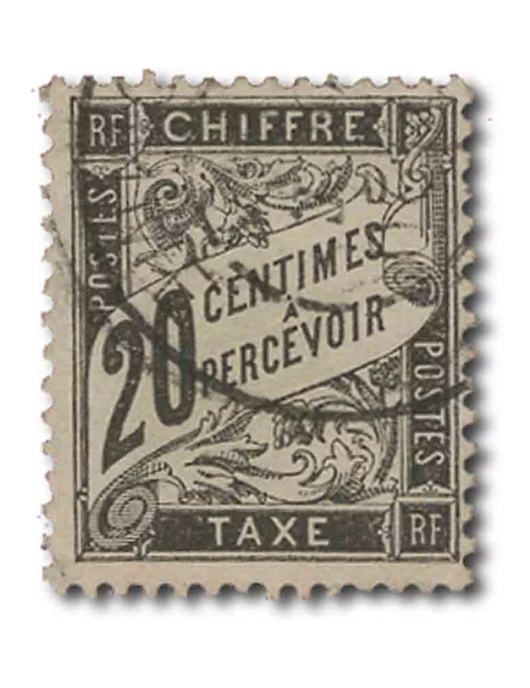 n° 17 obl. - Timbre FRANCE Taxe