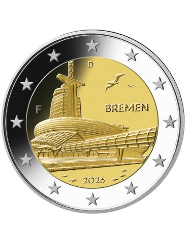 2 EURO COMMEMORATIVE 2026 : ALLEMAGNE (Présidence de Sarre au Bundesrat)) – 5 ATELIERS 2