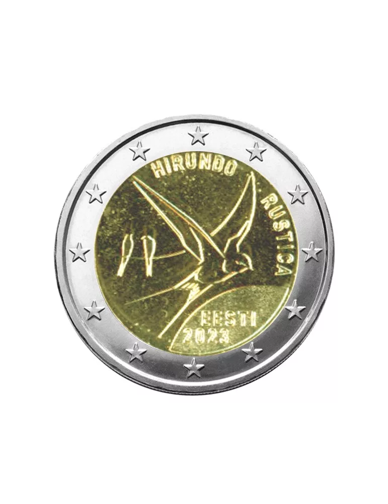 2 EURO COMMEMORATIVE 2023 : ESTONIE (Hirondelle Rustique)