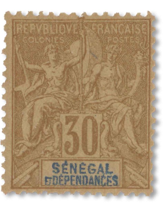 n° 8/20* - Timbre SENEGAL Poste