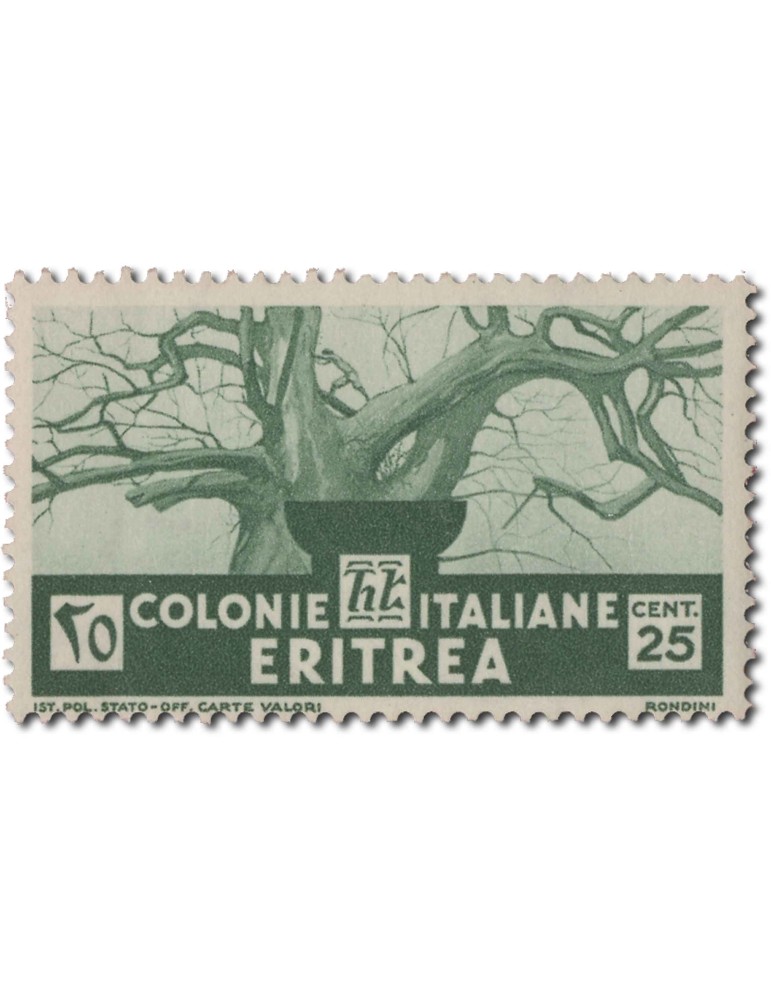 n° 195/204* - Timbre ERYTHREE Poste