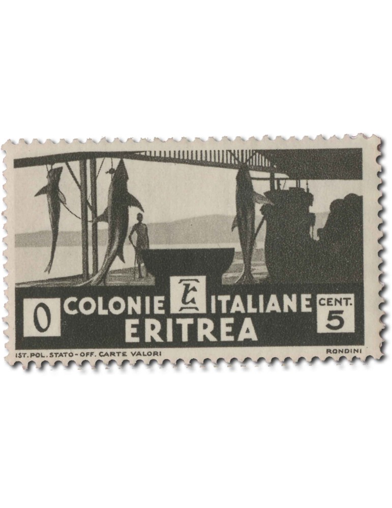 n° 195/204* - Timbre ERYTHREE Poste