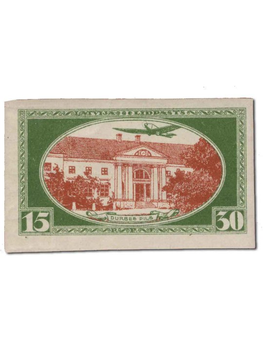 n° 6b**/7b* - Timbre LETTONIE Poste Aerienne