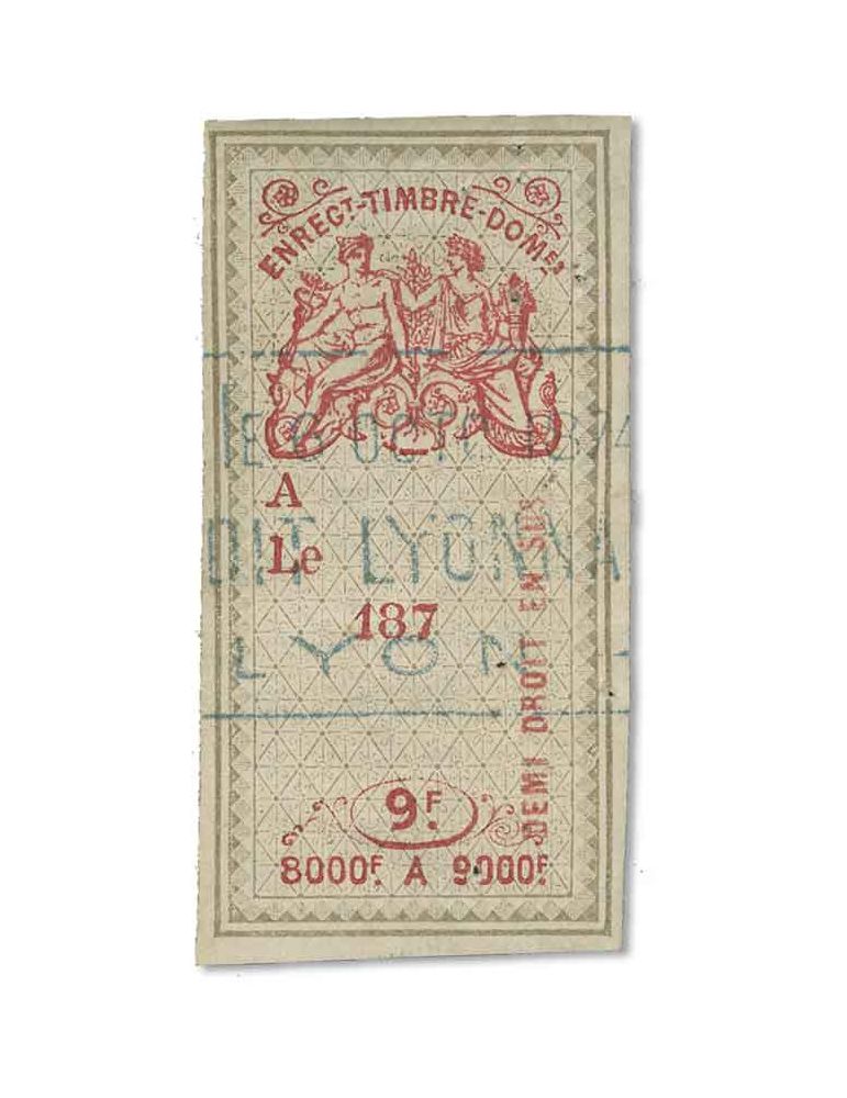 n° 183/197 obl. - Timbre FRANCE Fiscaux