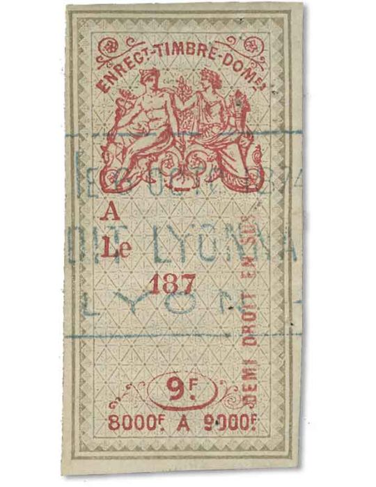 n° 183/197 obl. - Timbre FRANCE Fiscaux