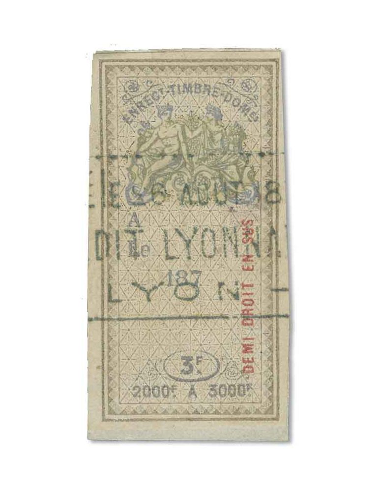 n° 183/197 obl. - Timbre FRANCE Fiscaux