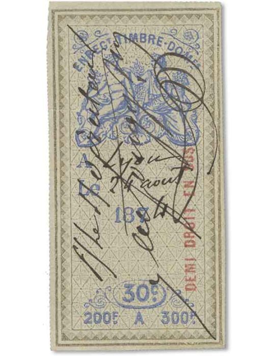 n° 183/197 obl. - Timbre FRANCE Fiscaux