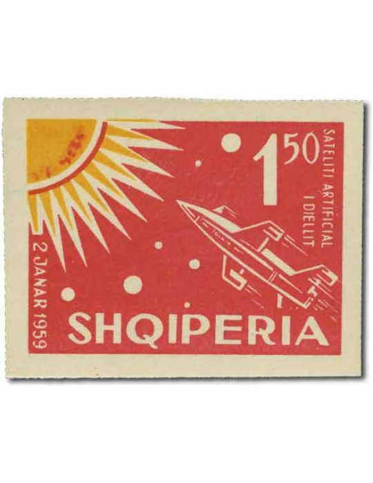 n° 585/588 - Timbre ALBANIE Poste