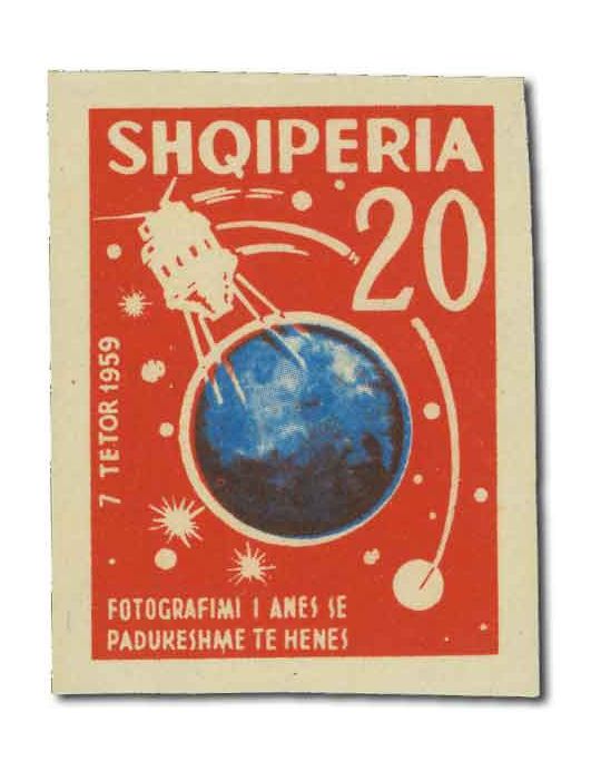 n° 585/588 - Timbre ALBANIE Poste