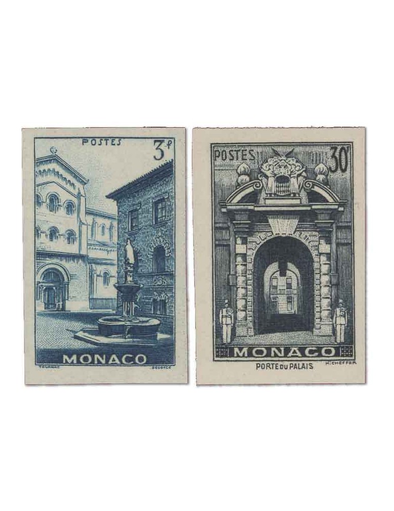 n° 369/370** ND - Timbre MONACO Poste