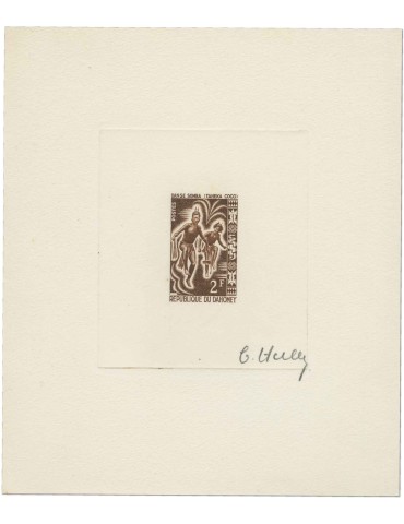 n° 205 - Timbre DAHOMEY Poste