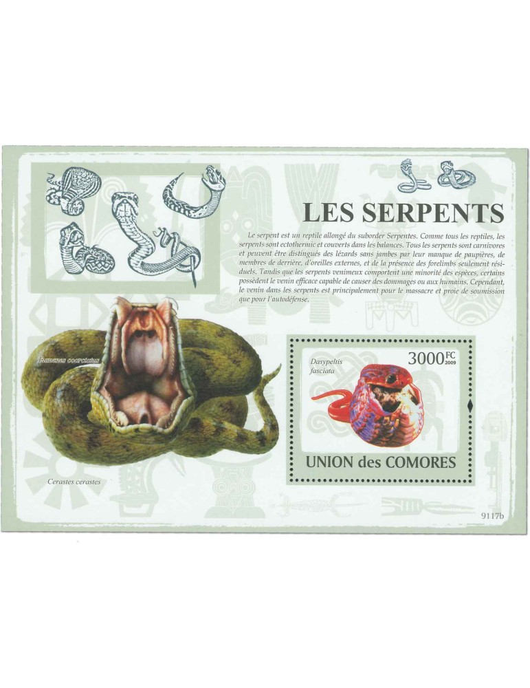 COMORES : Thématique (Les Serpents)