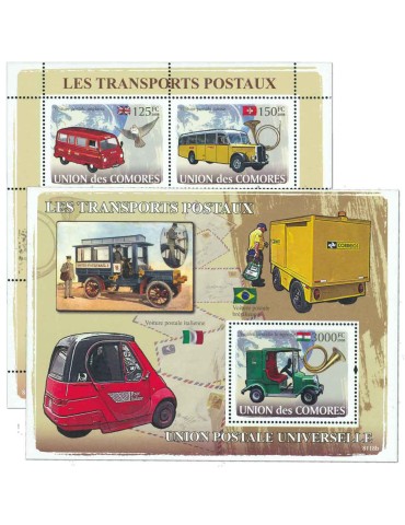 COMORES : Thématique (Les Transports Postaux)