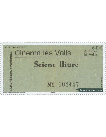 n° 939 - Timbre ANDORRE Poste (CINEMA LES VALLS)