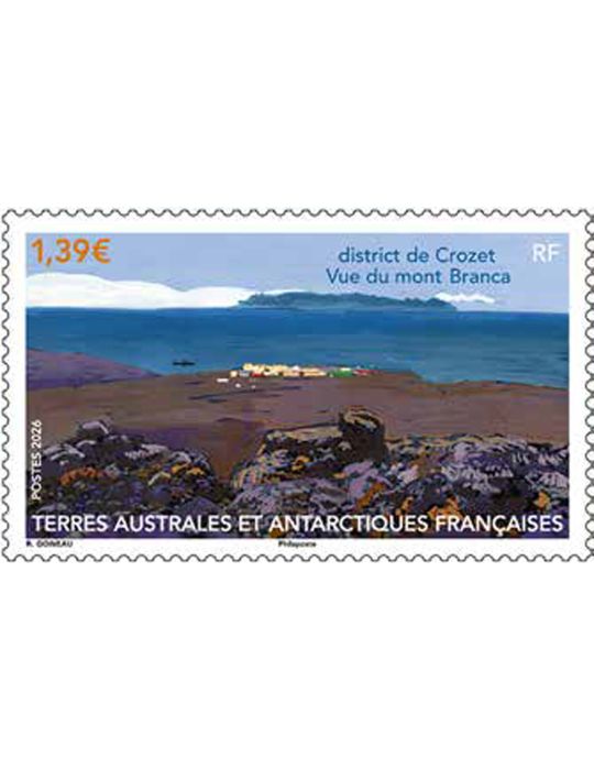 n° 1153/1154 - Timbre TAAF Poste (DIPTYQUELE MONT BRANCA)