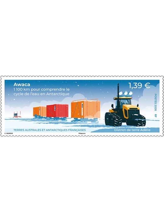 n° 1157 - Timbre TAAF Poste (AWACA)