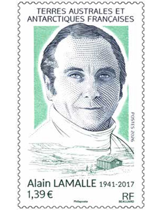 n° 1156 - Timbre TAAF Poste (ALAIN LAMALLE 1941-2017)