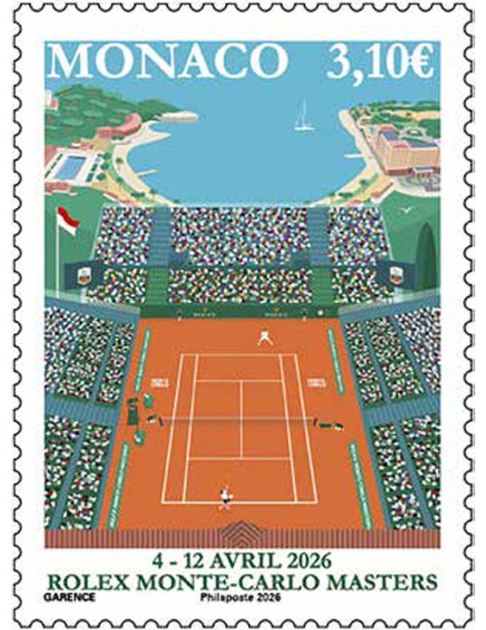 n° 3525 - Timbre MONACO Poste (ROLEX MONTE CARLO MASTERS)