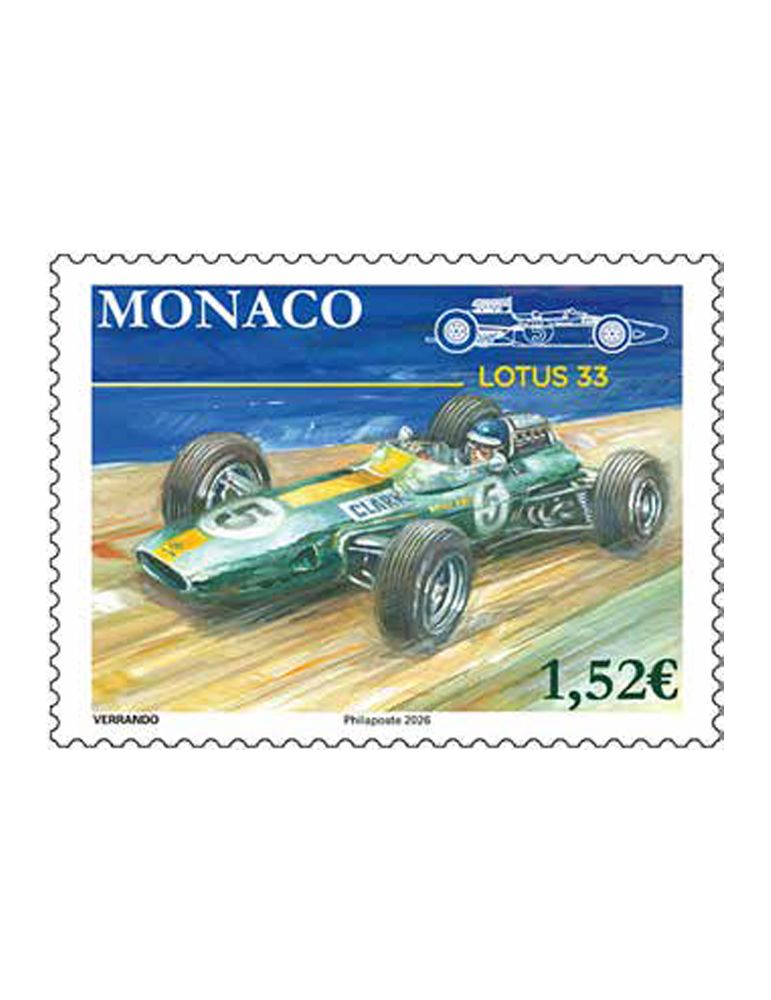 n° 3528 - Timbre MONACO Poste (LOTUS 33)